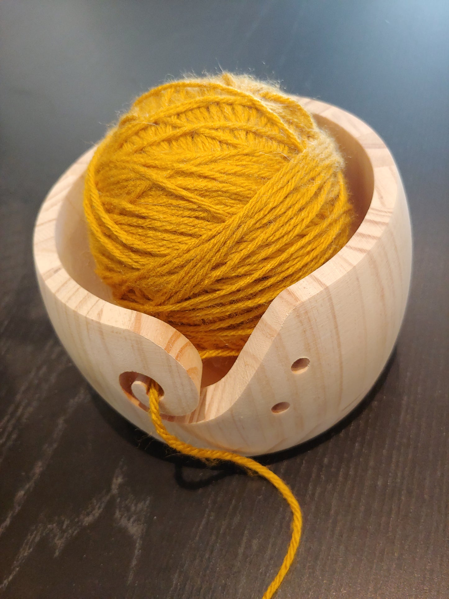 Wooden Yarn Bowl