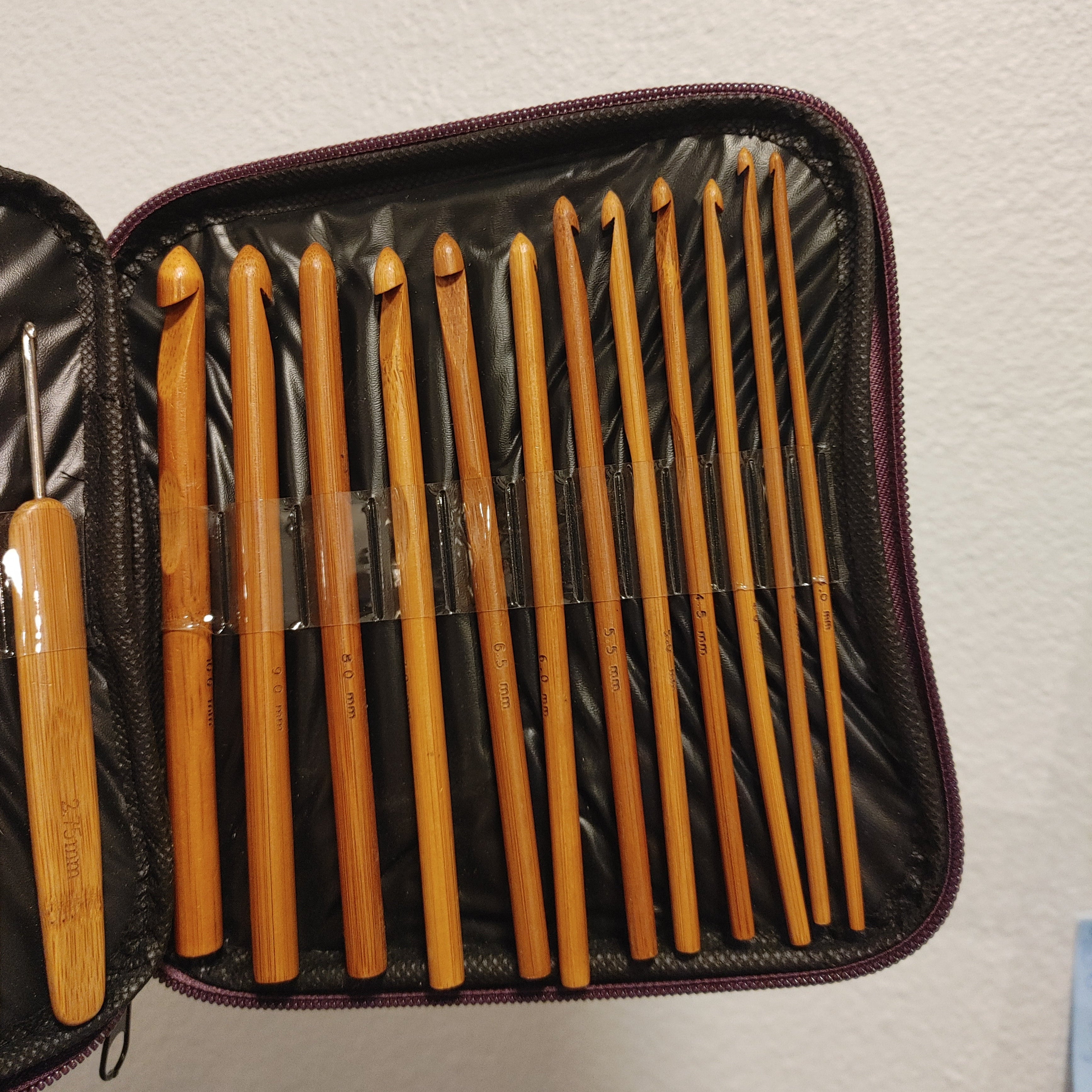 20 Piece Bamboo Crochet Hook Set – FyberRing