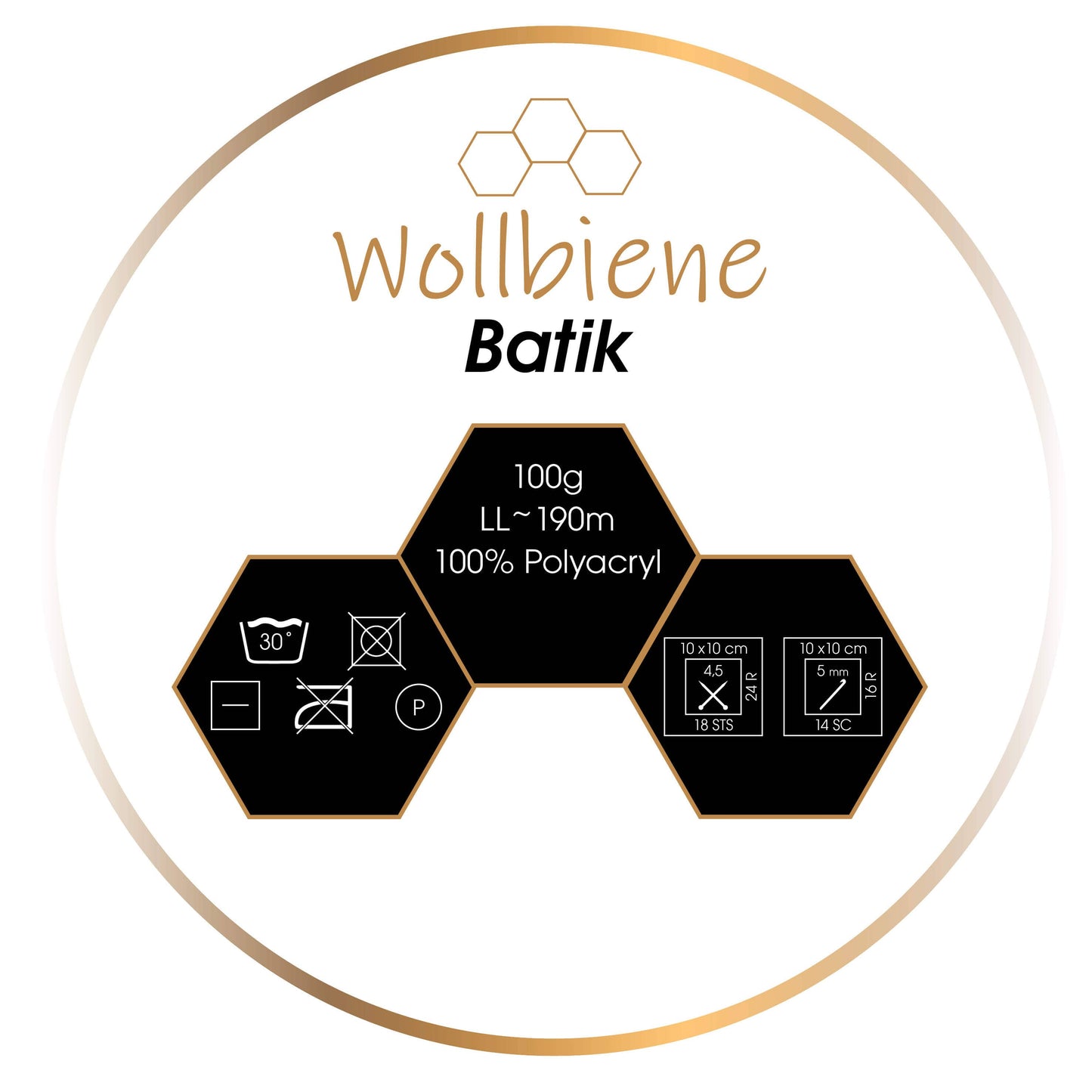 Wollbiene Batik Gradient Wool 100g