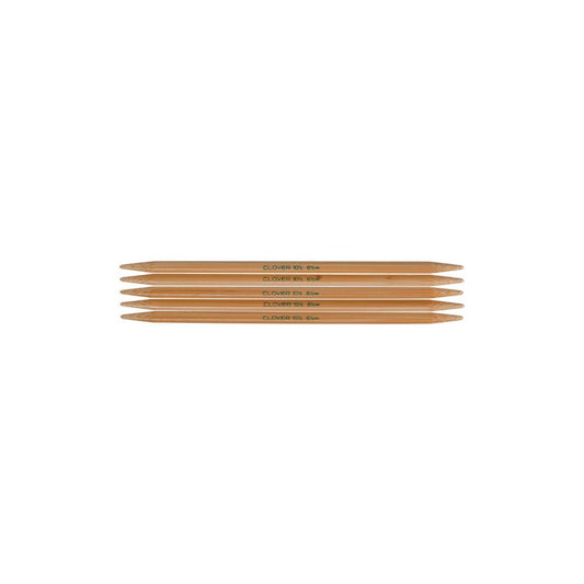 CLover Takumi Bamboo Double Pointed Knitting Needles 7"