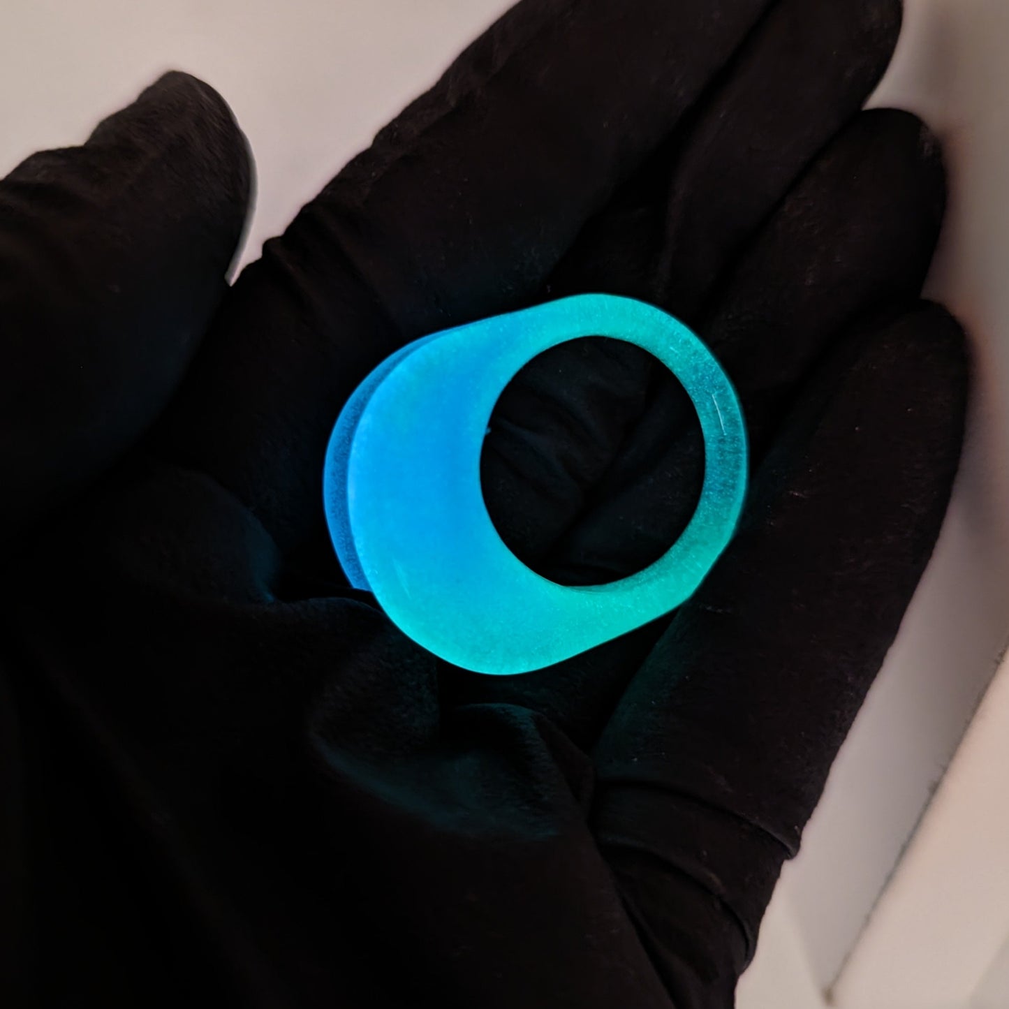 Angle Right FyberRing Glow Green/Blue