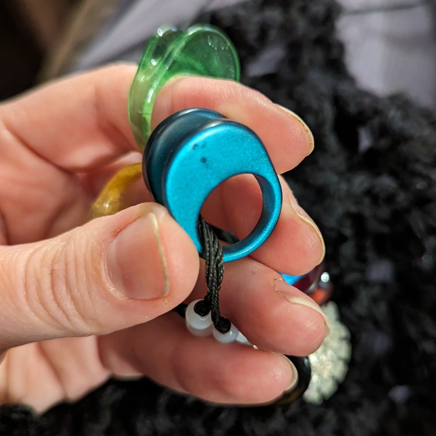 Angle Left FyberRing Midnight Shimmer