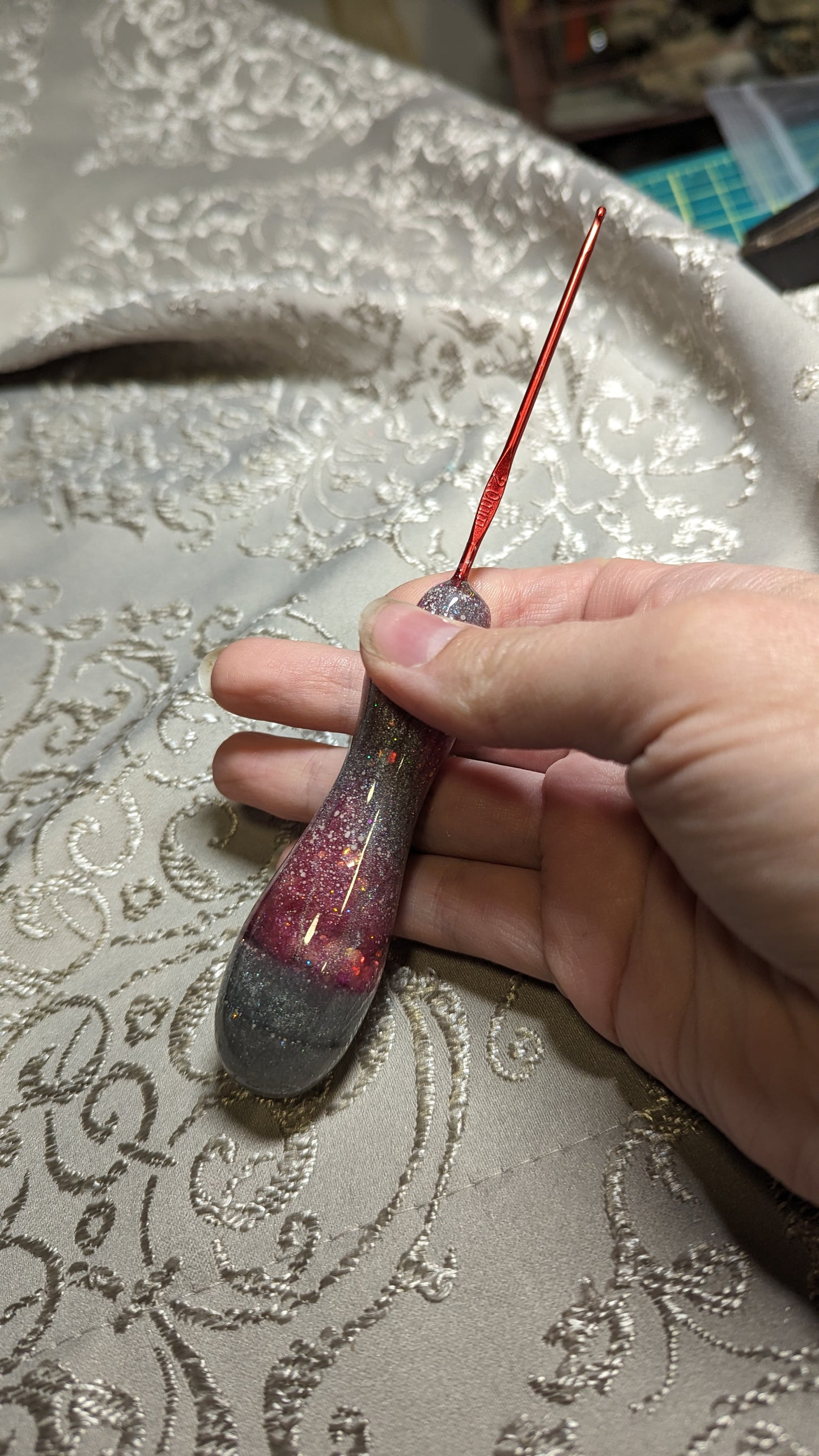 FyberHook Resin Handle Crochet Hook