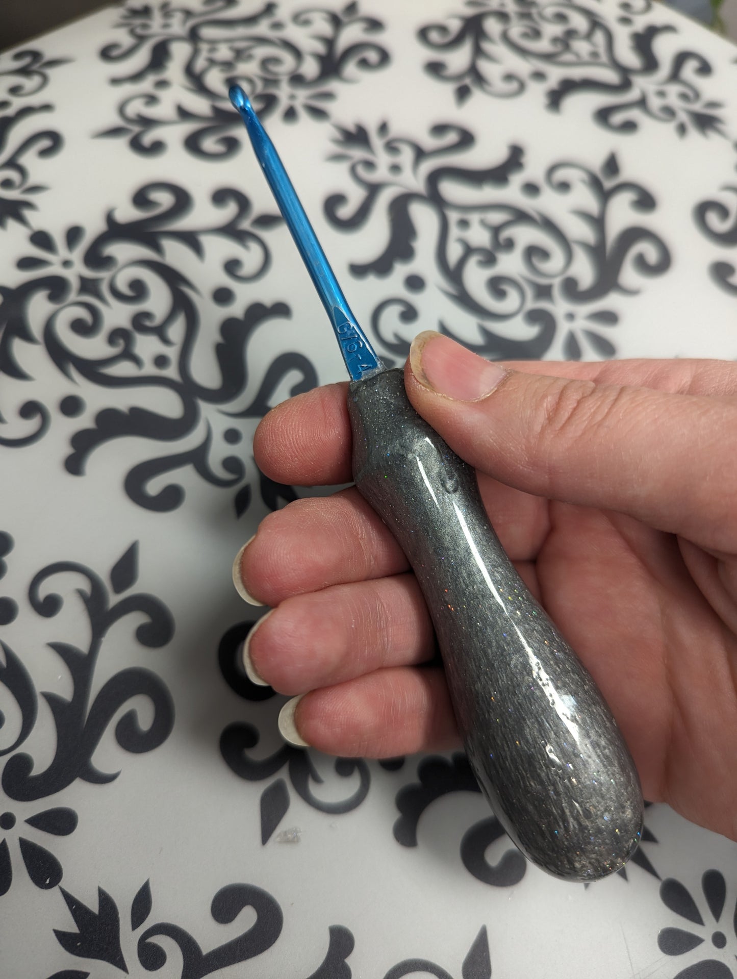 FyberHook Resin Handle Crochet Hook