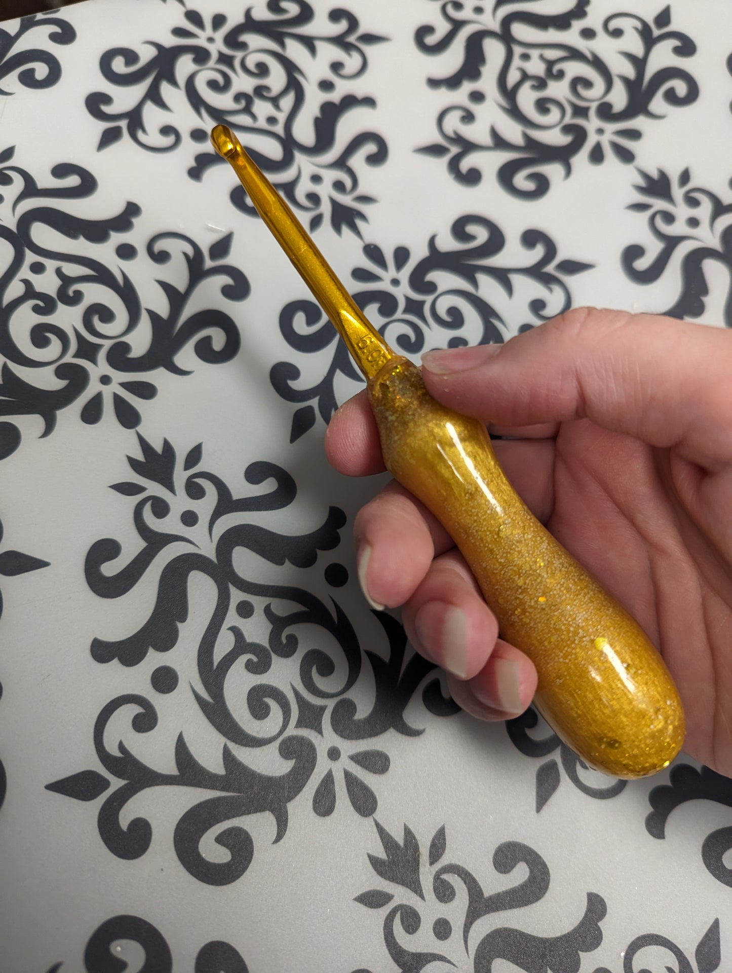 FyberHook Resin Handle Crochet Hook