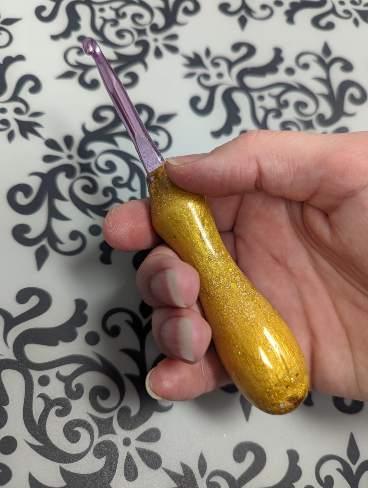 FyberHook Resin Handle Crochet Hook