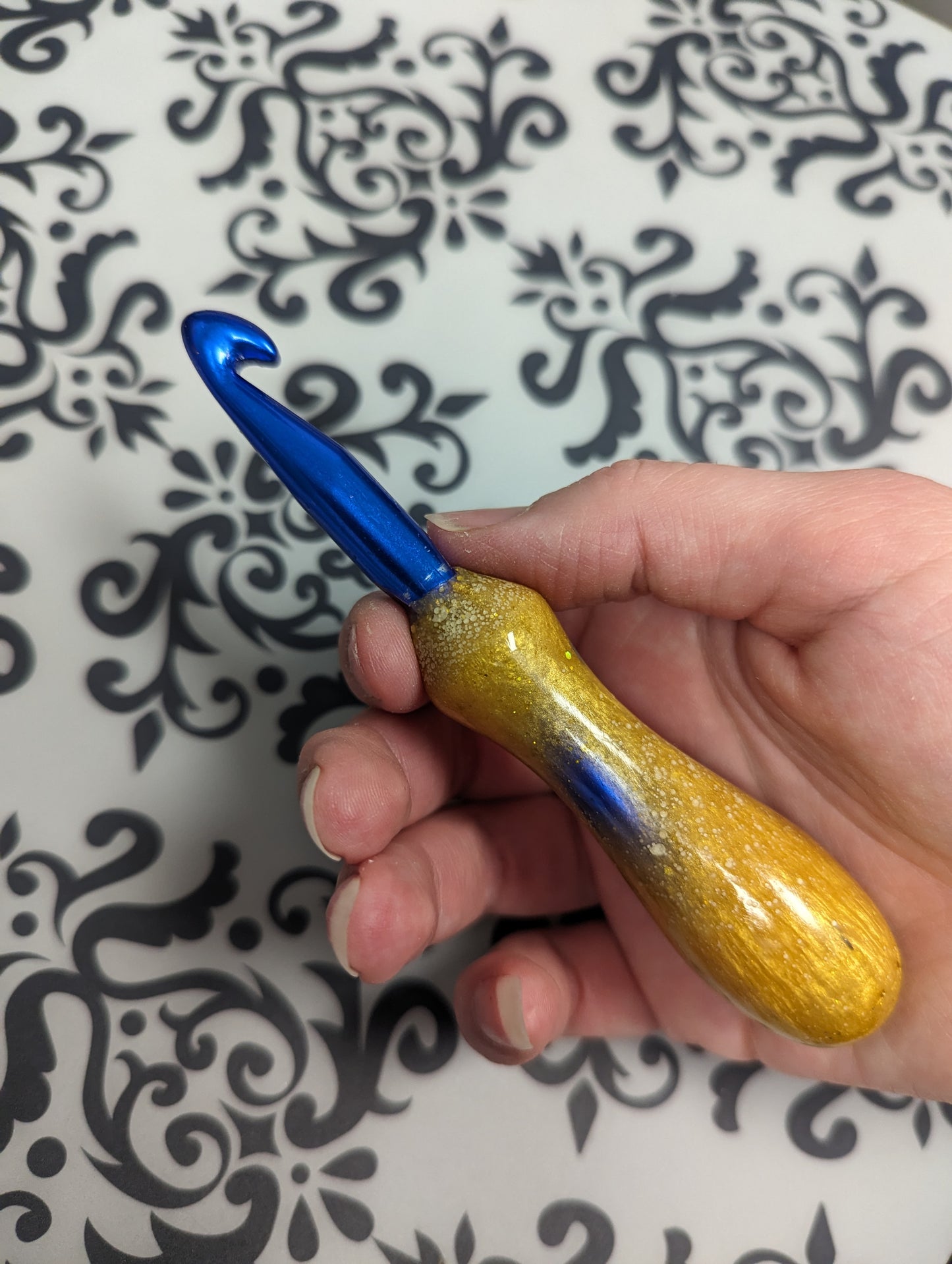 FyberHook Resin Handle Crochet Hook