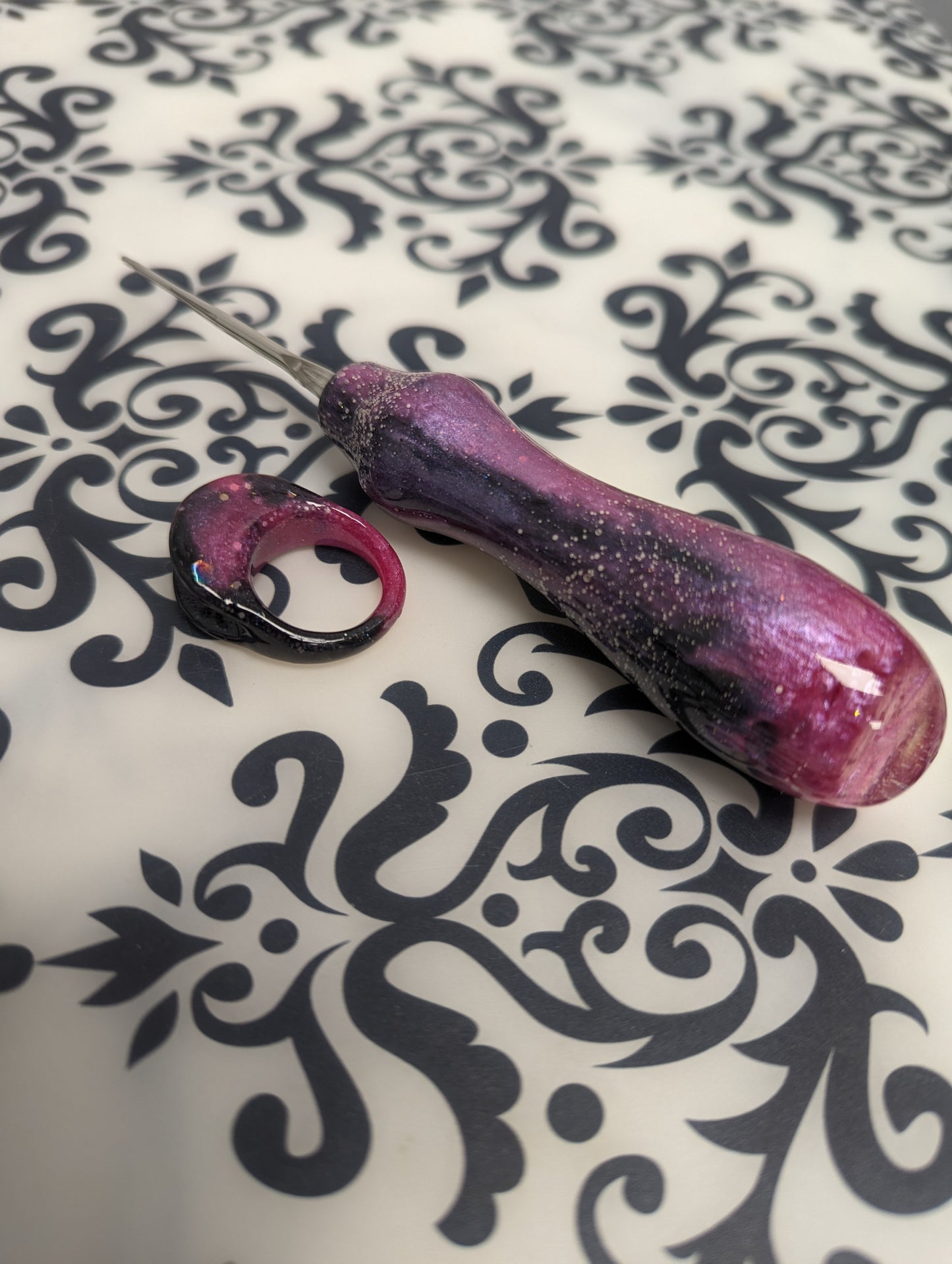 FyberHook Resin Handle Crochet Hook