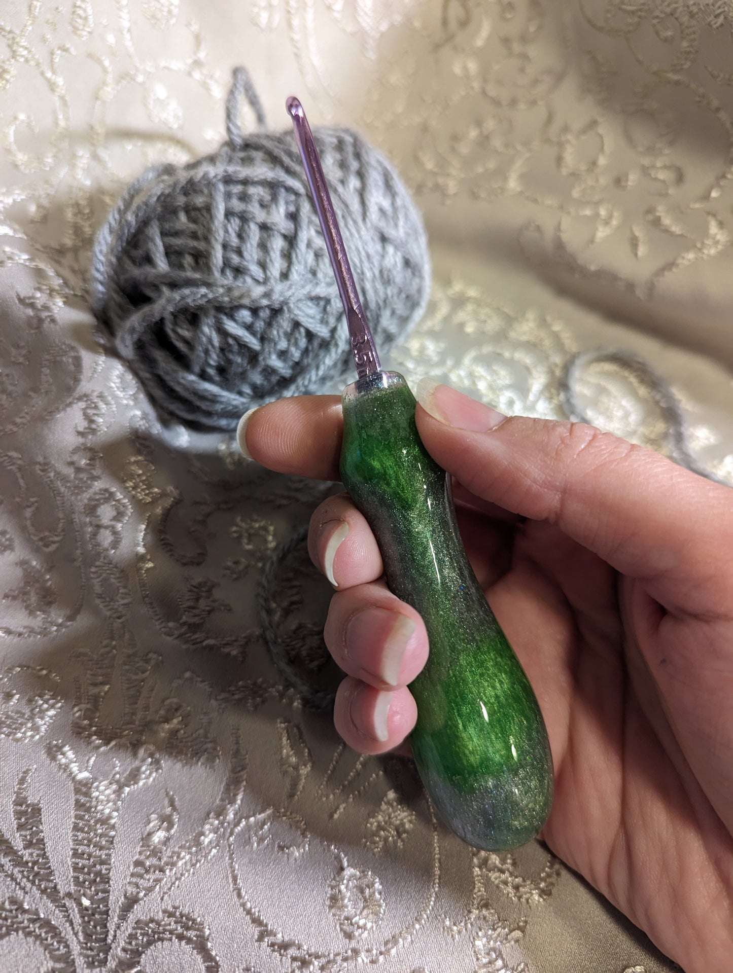 FyberHook Resin Handle Crochet Hook