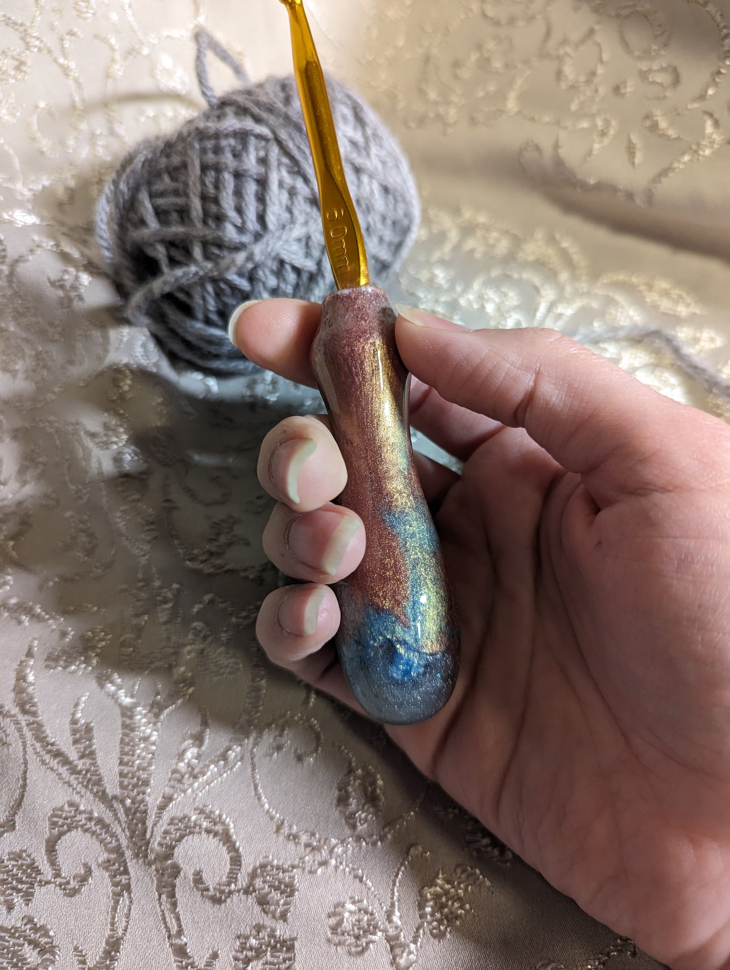 FyberHook Resin Handle Crochet Hook