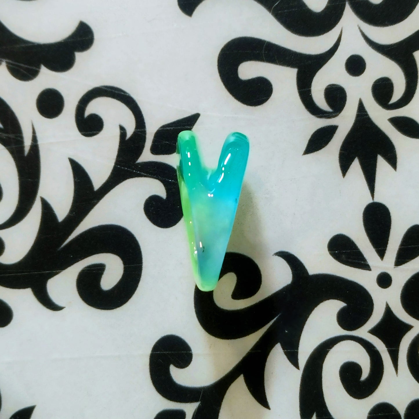 Angle Right FyberRing Glow Green/Blue