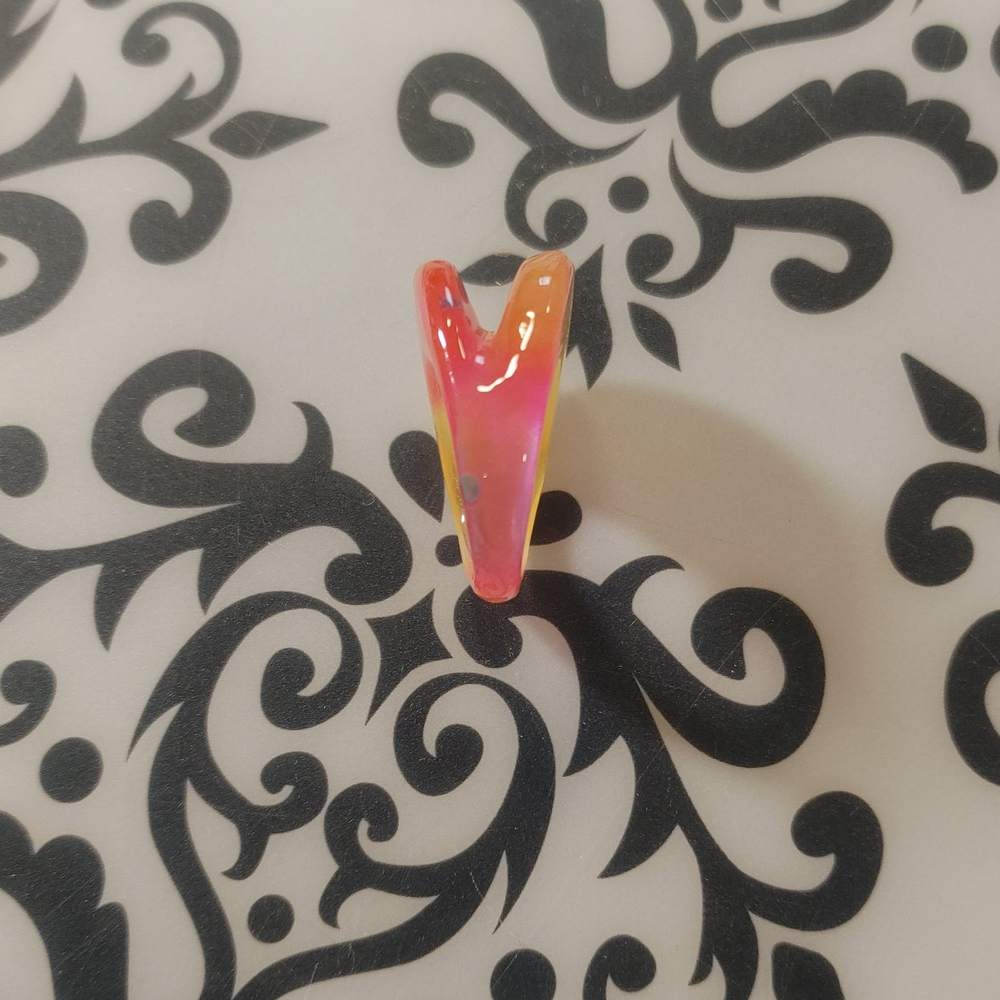 Angle Right FyberRing Glow Pink/Orange