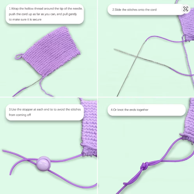 Knitting stitch savers