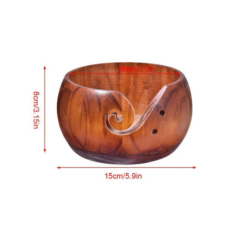 Wooden Yarn Bowl