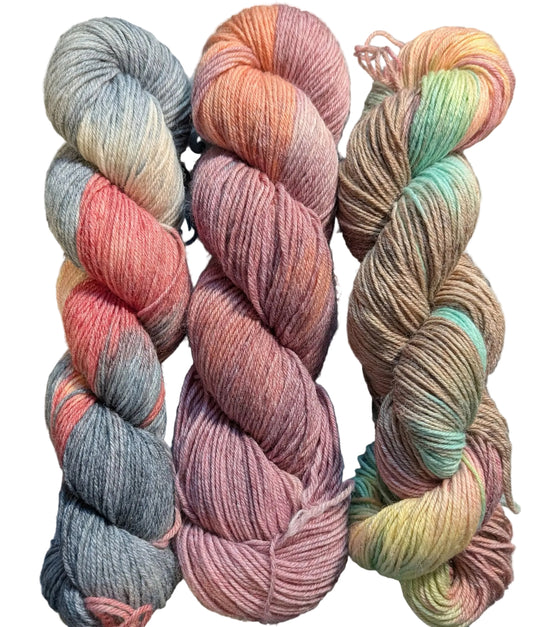 FyberRing hand dyed DK Yarn
