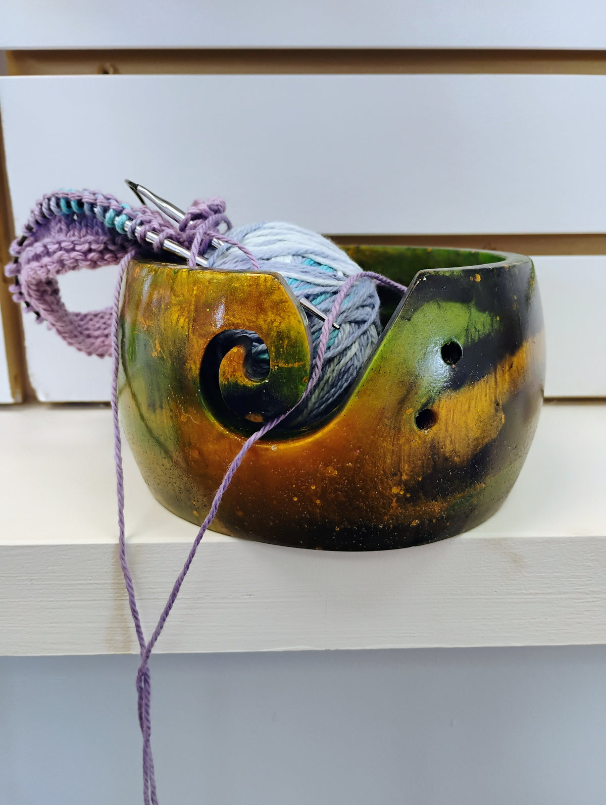 Zero Waste Resin Yarn Bowl