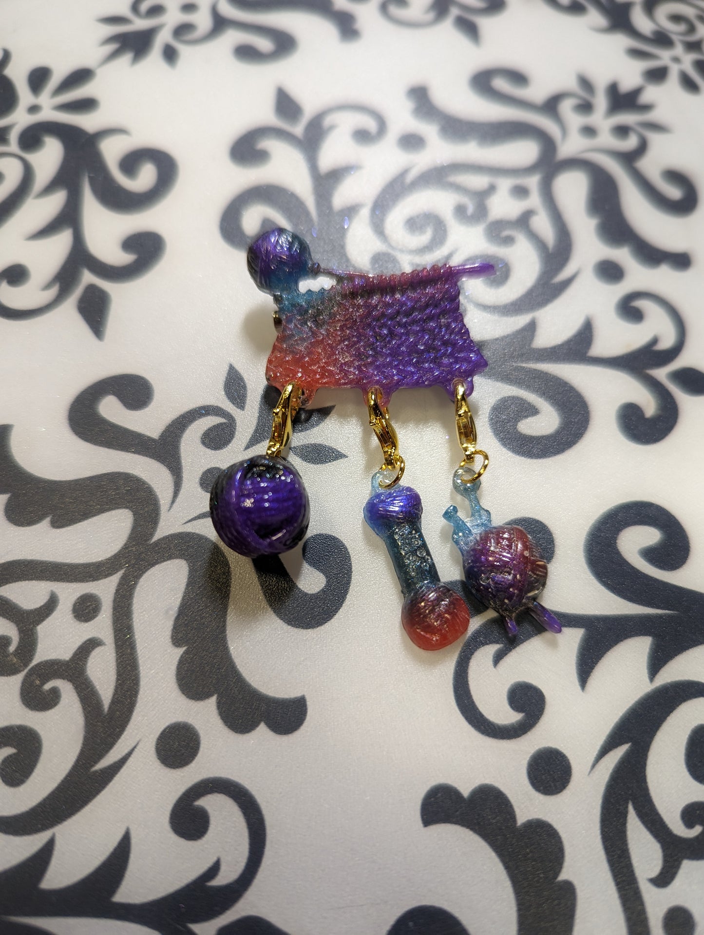 Stitch Marker Pin