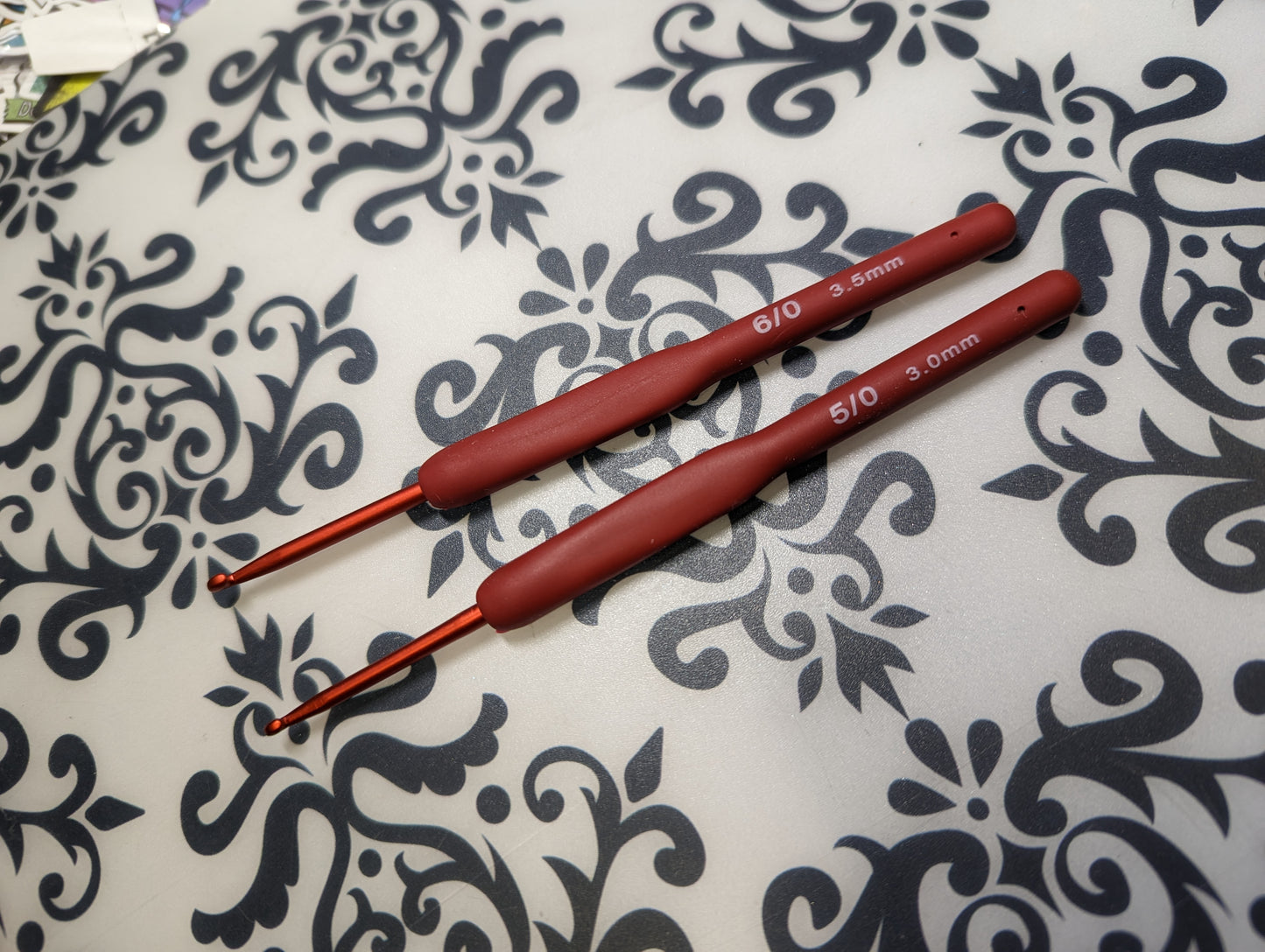 Crochet hooks with Silicone Handle