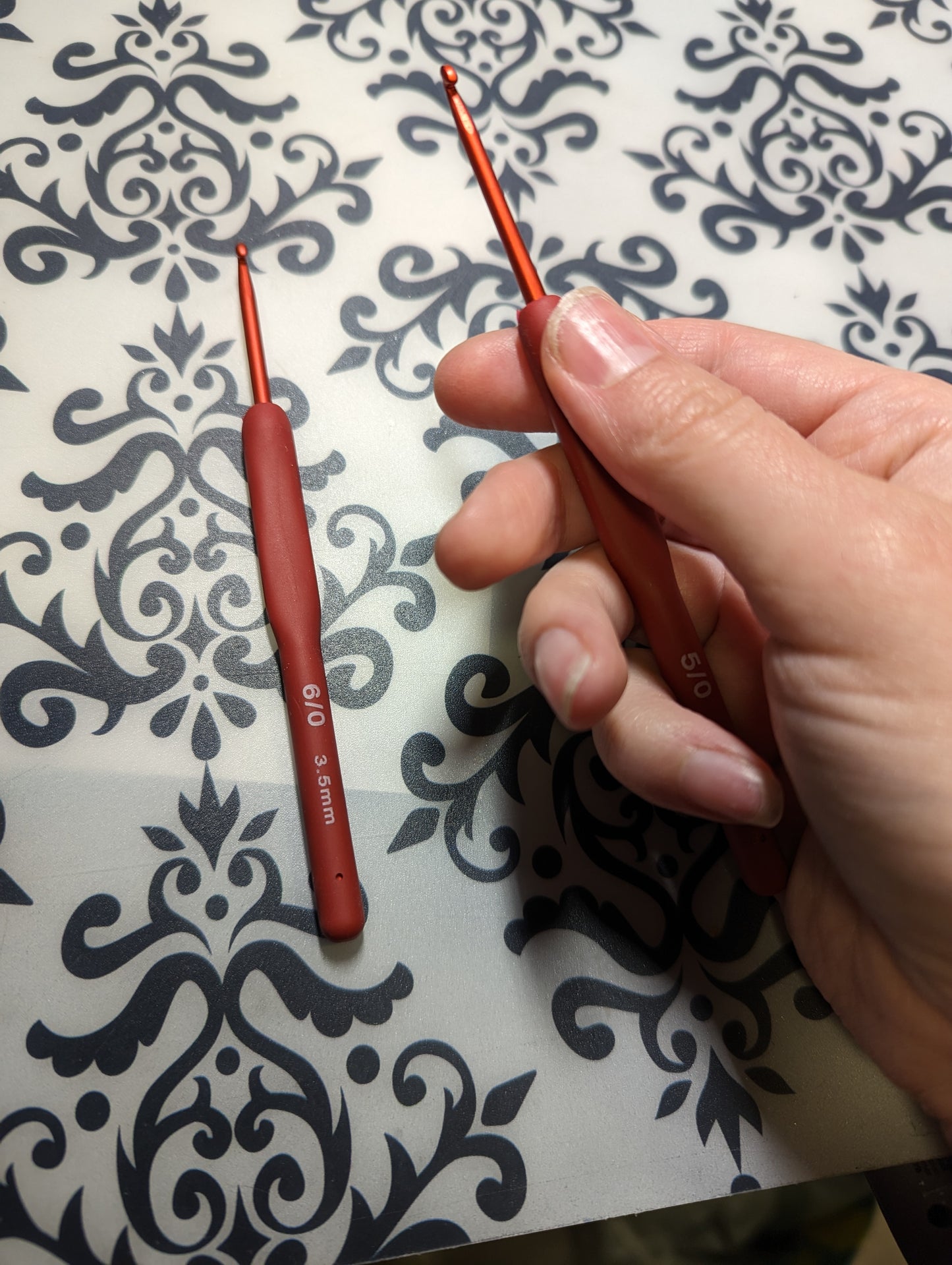 Crochet hooks with Silicone Handle